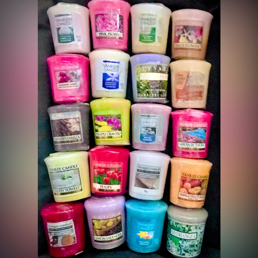 Yankee Candle Assorted Scented Votives mystery  Lot bundle